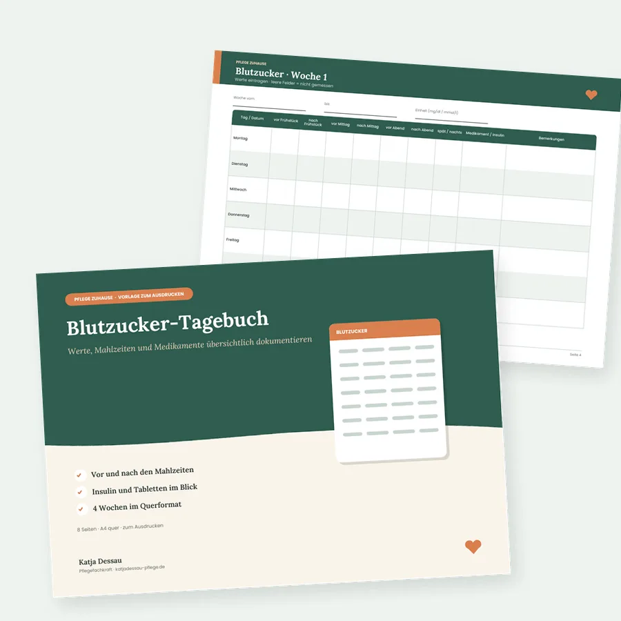 Vorschau: Blutzucker-Tagebuch