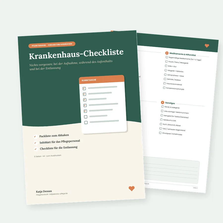 Vorschau: Krankenhaus-Checkliste