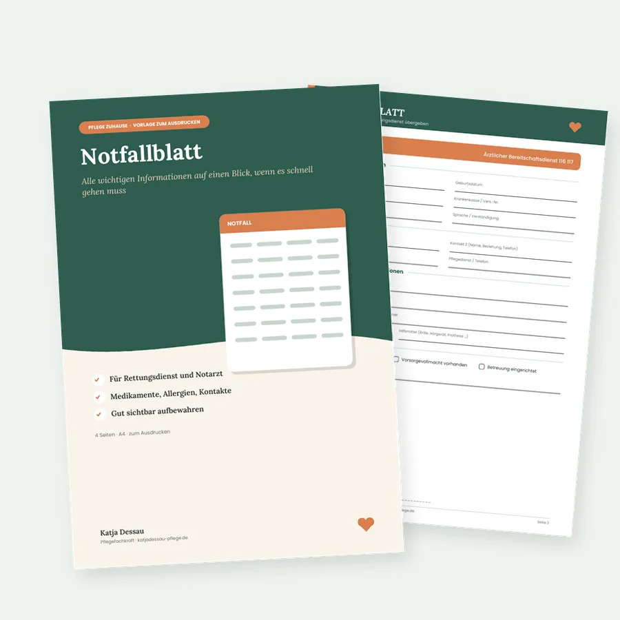 Vorschau: Notfallblatt