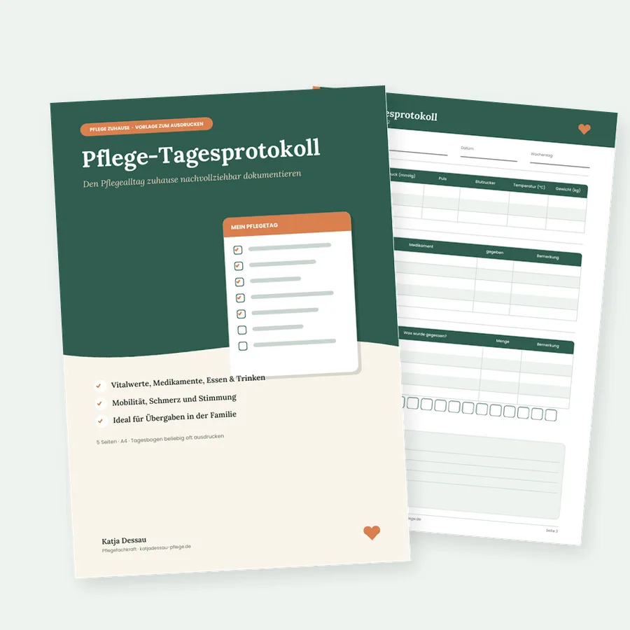 Vorschau: Pflege-Tagesprotokoll